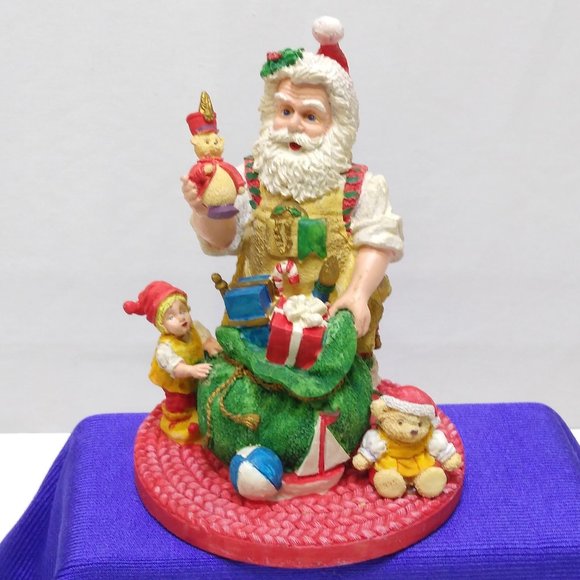 Santa's Magical Toy Shop Collectible Figurine - Cheryl Ann Original 1995 Vintage - Picture 2 of 11